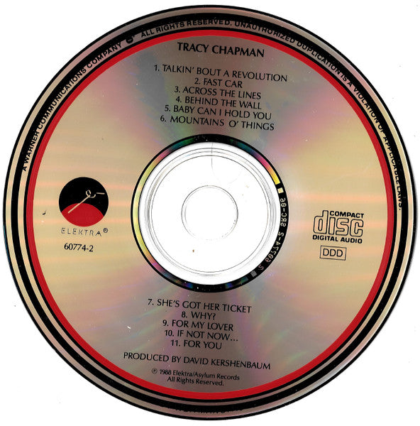 Tracy Chapman – Tracy Chapman (Used CD)