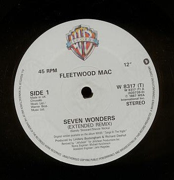 Fleetwood Mac – Seven Wonders (Extended Remix) (Used vinyl)