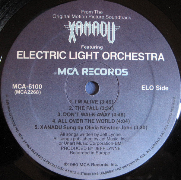 Olivia Newton-John / Electric Light Orchestra – Xanadu (From The Original Motion Picture Soundtrack) (Used vinyl)