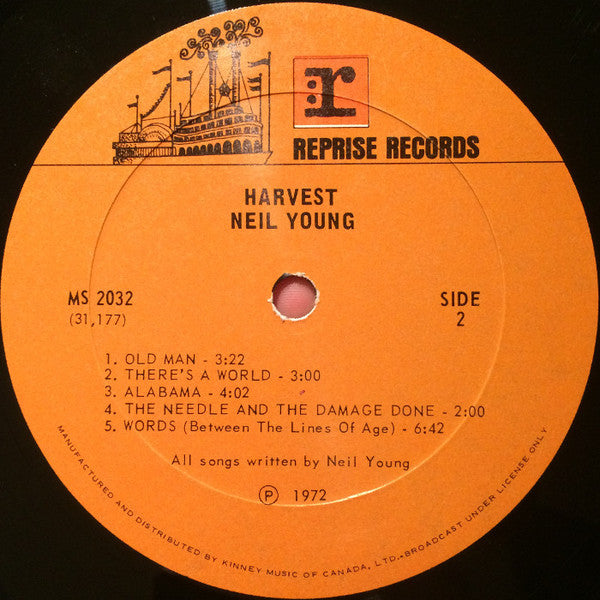 Neil Young – Harvest (Used vinyl)