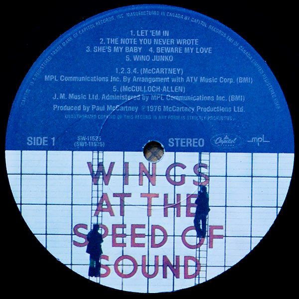 Wings – At The Speed Of Sound (Used vinyl)