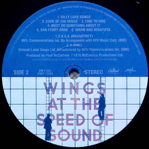 Wings – At The Speed Of Sound (Used vinyl)