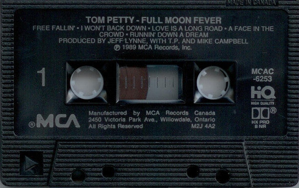 Tom Petty – Full Moon Fever - Used cassette