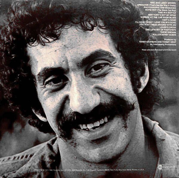 Jim Croce – Photographs & Memories: His Greatest Hits (Used vinyl)