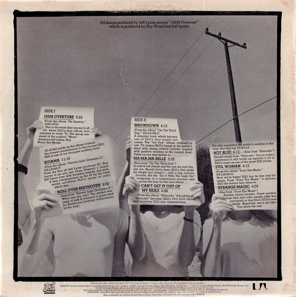 Electric Light Orchestra – Olé ELO (Used vinyl)