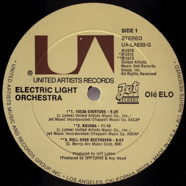 Electric Light Orchestra – Olé ELO (Used vinyl)