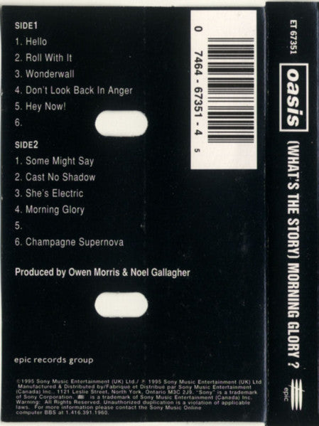 Oasis – (What's The Story) Morning Glory? (Used cassette)