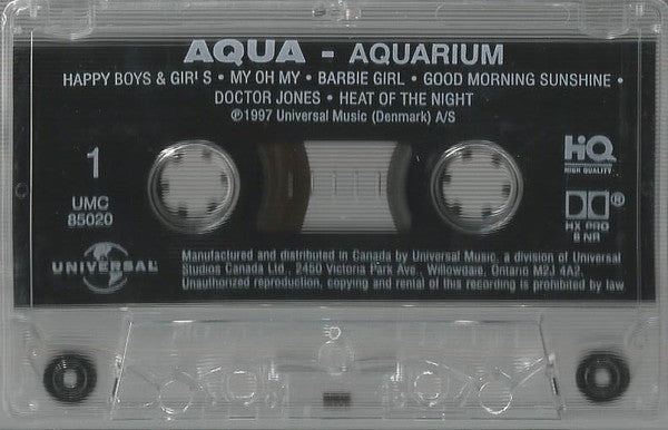Aqua – Aquarium (Used cassette)