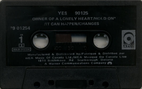 Yes – 90125 (Used cassette)