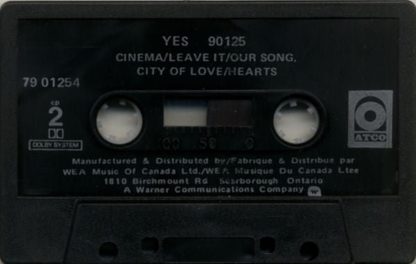 Yes – 90125 (Used cassette)