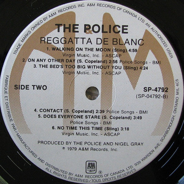 The Police – Reggatta De Blanc (Used vinyl)