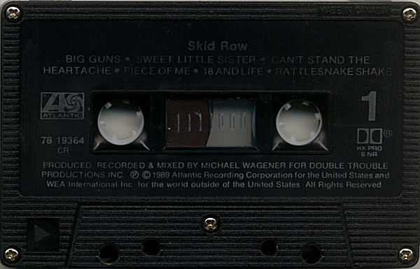Skid Row – Skid Row (Used cassette)