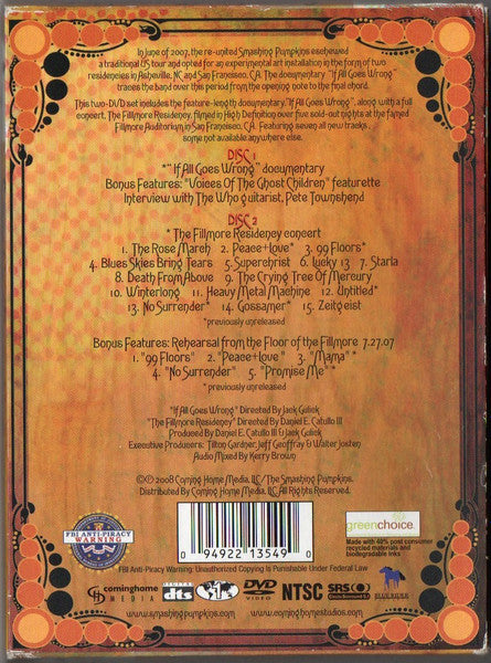 Smashing Pumpkins – If All Goes Wrong (Used DVD)