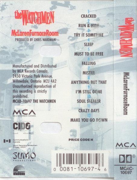 The Watchmen – McLaren Furnace Room (Used cassette)