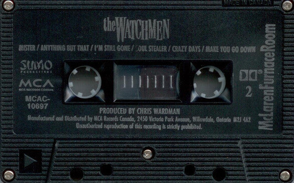 The Watchmen – McLaren Furnace Room (Used cassette)