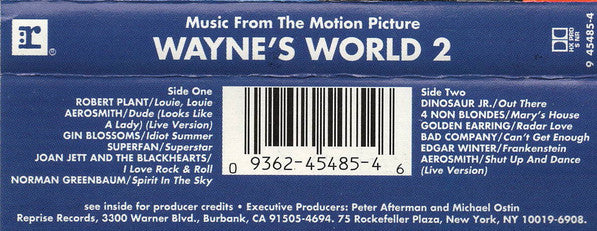 Various – Music From The Motion Picture Wayne's World 2 - Used cassette