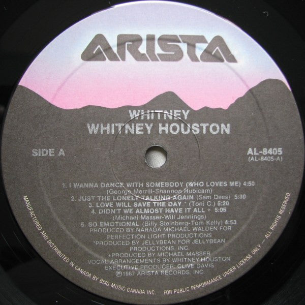 Whitney Houston – Whitney (Used vinyl)