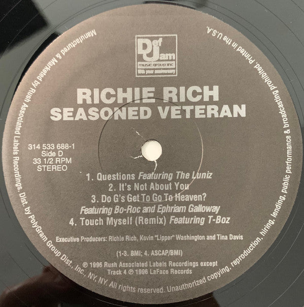 Richie Rich – Seasoned Veteran (Used vinyl)