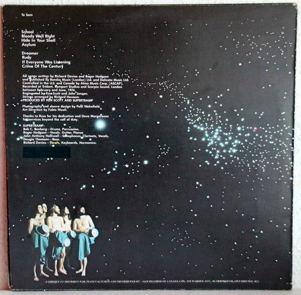 Supertramp – Crime Of The Century (Used vinyl)