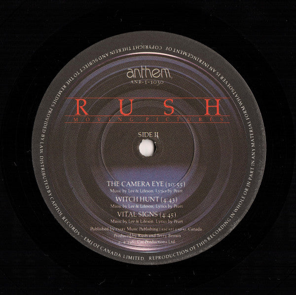 Rush – Moving Pictures (Used vinyl)