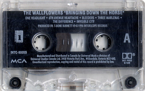 The Wallflowers – Bringing Down The Horse (Used cassette)