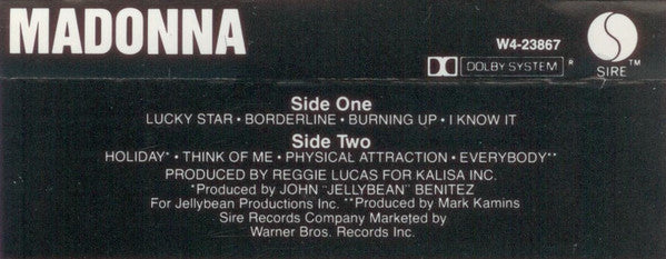 Madonna – Madonna (Used cassette)