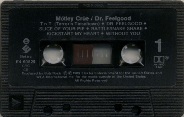 Mötley Crüe – Dr. Feelgood (Used cassette)