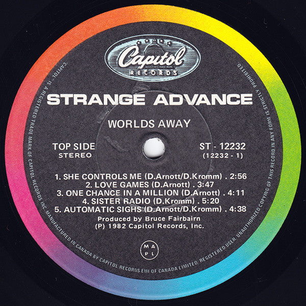 Strange Advance – Worlds Away (Used vinyl)