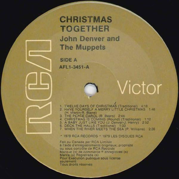 John Denver & The Muppets – A Christmas Together (Used vinyl)