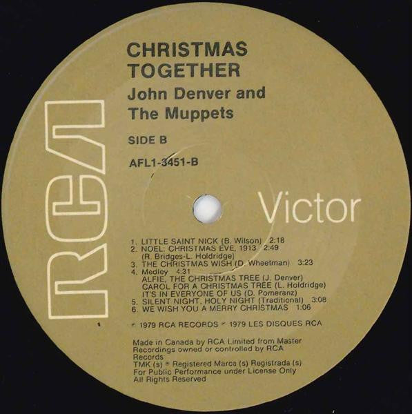 John Denver & The Muppets – A Christmas Together (Used vinyl)