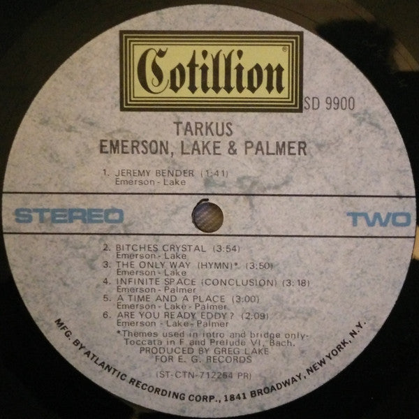 Emerson, Lake & Palmer – Tarkus (Used vinyl)