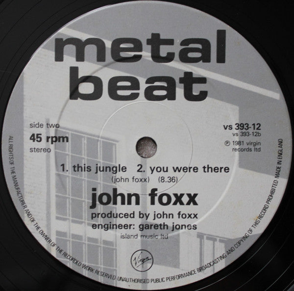 John Foxx – Europe After The Rain (Used vinyl)