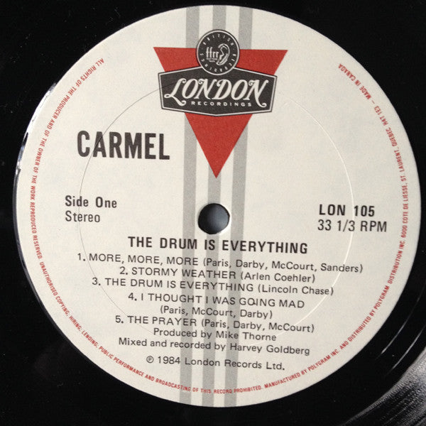 Carmel – The Drum Is Everything (Used vinyl)