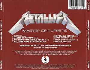 Metallica – Master Of Puppets (Used CD)
