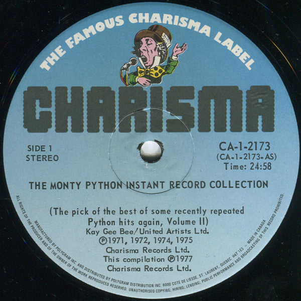 Monty Python – The Monty Python Instant Record Collection (Used vinyl)