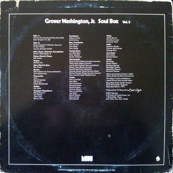 Grover Washington, Jr. – Soul Box Vol.2 (Used vinyl)