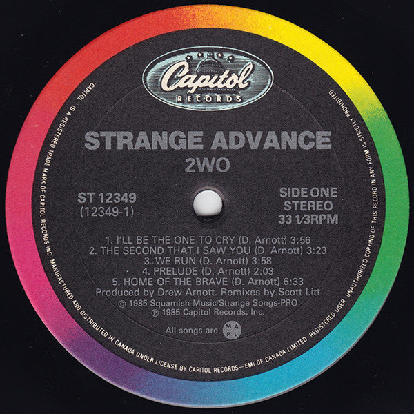 Strange Advance – 2wo (Used vinyl)