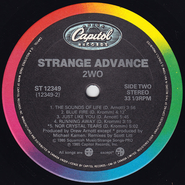 Strange Advance – 2wo (Used vinyl)