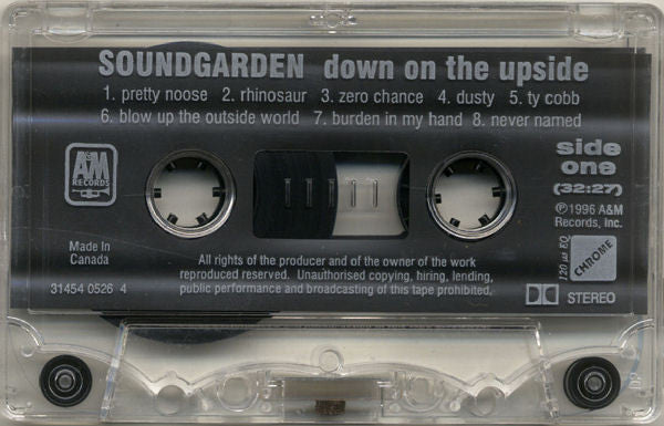Soundgarden – Down On The Upside (Used cassette)