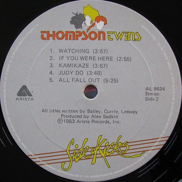 Thompson Twins – Side Kicks (Used vinyl)