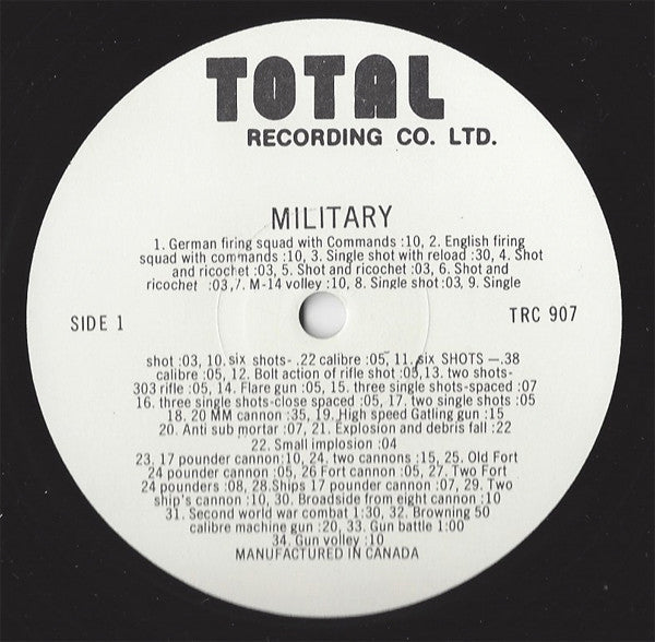 No Artist – Military (Used vinyl)