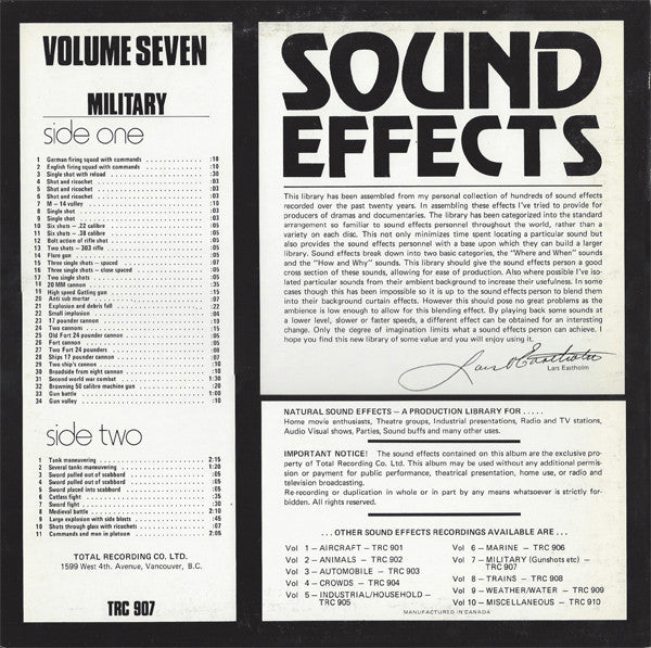 No Artist – Military (Used vinyl)