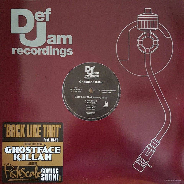 Ghostface Killah – Back Like That (Used vinyl)