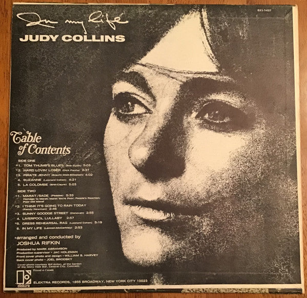 Judy Collins – In My Life (Used vinyl)