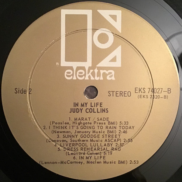 Judy Collins – In My Life (Used vinyl)