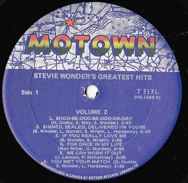 Stevie Wonder – Stevie Wonder's Greatest Hits Vol. 2 (Used vinyl)