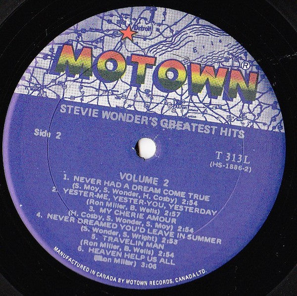 Stevie Wonder – Stevie Wonder's Greatest Hits Vol. 2 (Used vinyl)