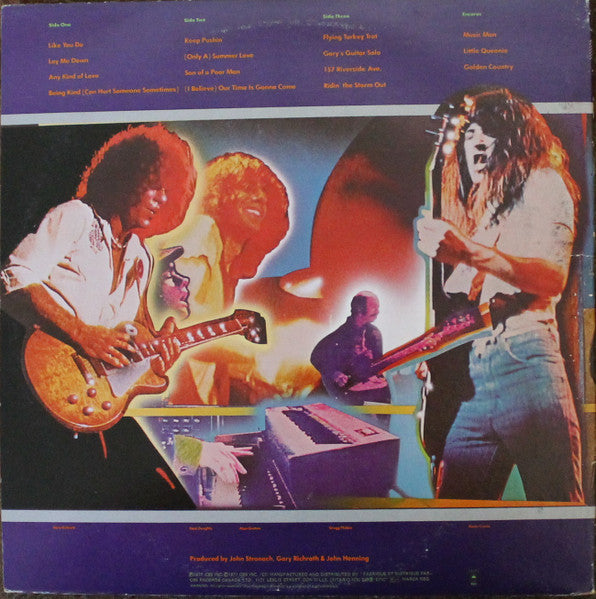 REO Speedwagon – Live-You Get What You Play For (Used vinyl)