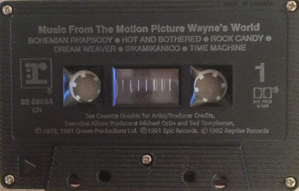 Various – Music From The Motion Picture Wayne's World (Used cassette)