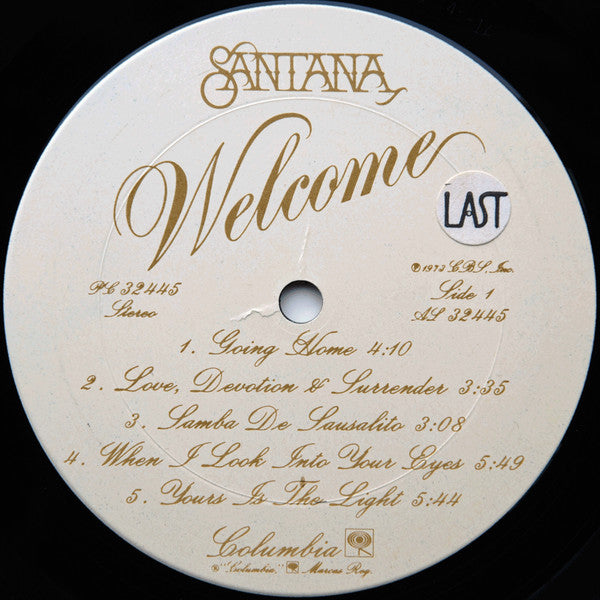 Santana – Welcome (Used vinyl)